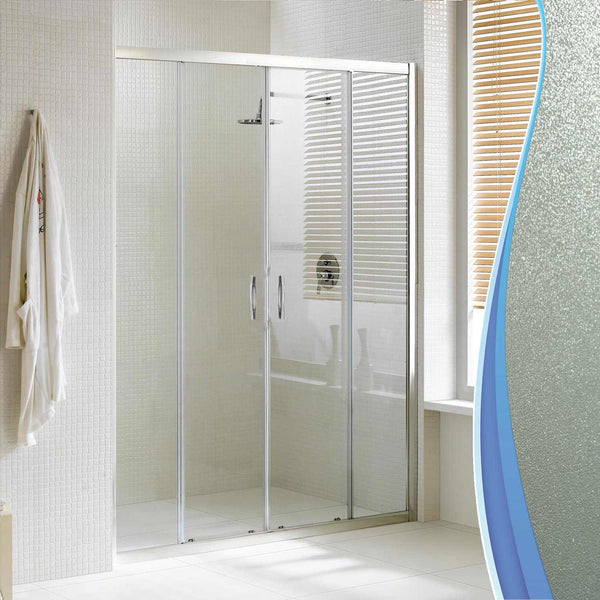 prezzo Porte de douche 2 portes coulissantes en verre H198 Fosterberg Viborg