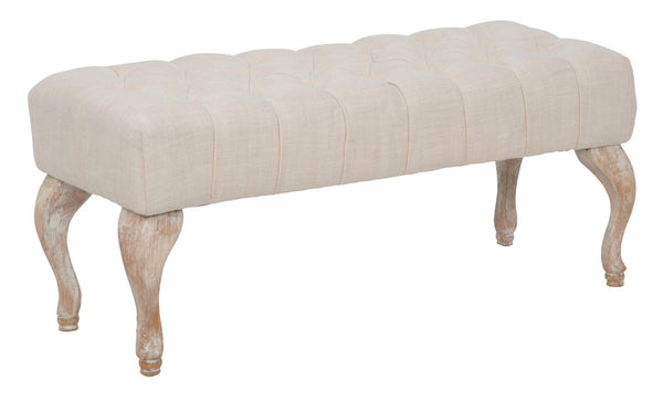 sconto Banc Provenza 97x42x40 cm Bois et MDF et Éponge et Polyester