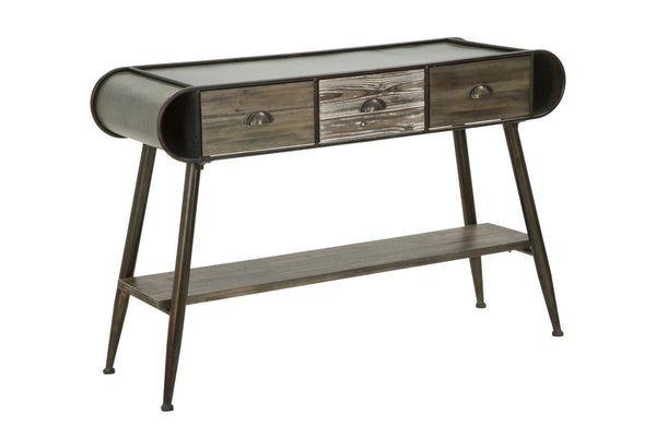 Console Moscou 120x42x80 cm Sapin et Fer online