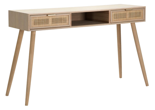 acquista Console Paille de Vienne 120x42x77 cm MDF et Placage Frêne Marron