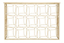 Console Bubbles 120x40x81 cm in Ferro e Specchio Oro e Argento-2