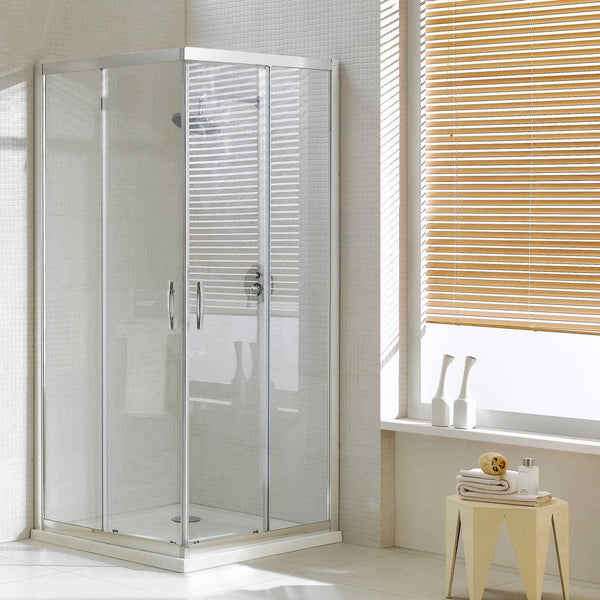 online Cabine de douche 2 portes coulissantes en cristal H198 Fosterberg Odense