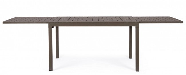 Tavolo Allungabile da Giardino 135-270x90x75h cm Pelagius Coffee-4