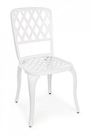 Set 2 Sedie da Giardino 44x46x89h cm Faenza Bianco -2