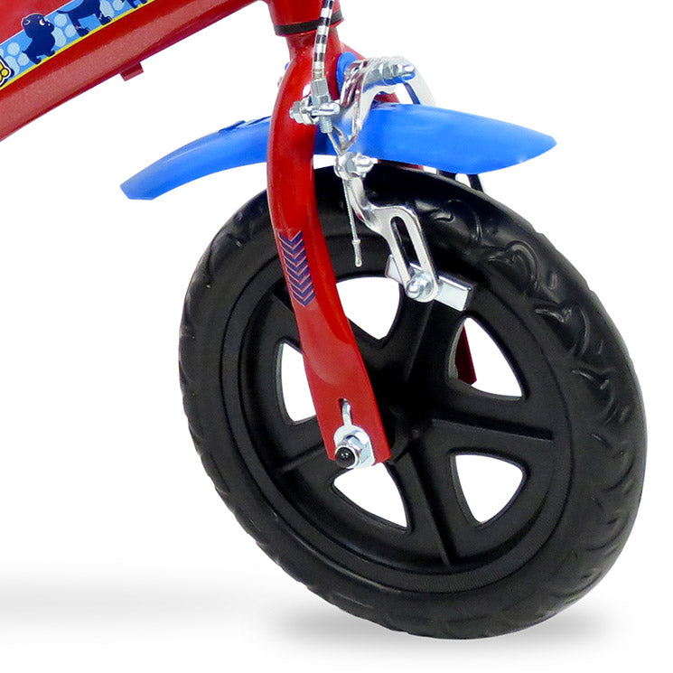 Bicicletta per Bambino 10" 1 Freno Gomme in EVA Paw Patrol Rossa-3