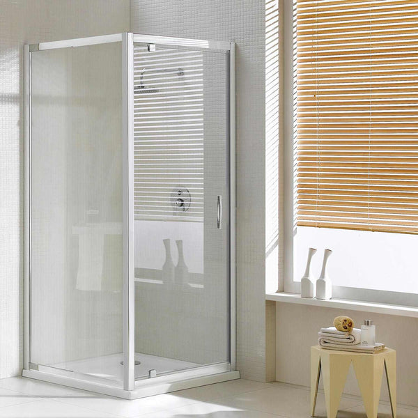 sconto Cabine de Douche 1 Porte Battante En Cristal Transparent 6mm H198 Fosterberg Aalborg Duo Différentes Tailles