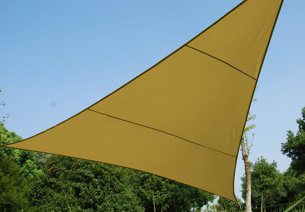 prezzo Voile d'Ombrage Triangulaire 500x500x500 cm en Polyester 160 Gr/Mq Bauer Ecru