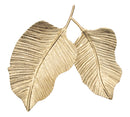 Svuota Tasche Double Leaf 38x3x39 cm in Ferro Oro-1