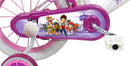 Bicicletta per Bambina 14" 2 Freni  Paw Patrol Skye Everest Bianca-6