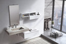 Mobile Bagno Sospeso 60 cm in Legno TFT Belsk Bianco Opaco Seconda Scelta-8