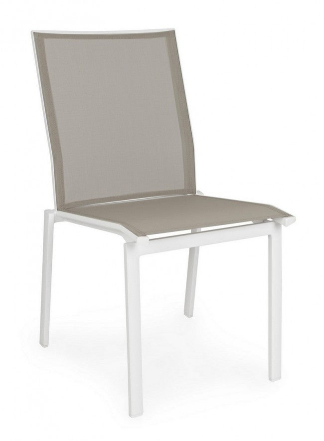 Set 4 Sedie da Giardino 50x61x88,5h cm Cruise Bianco -2