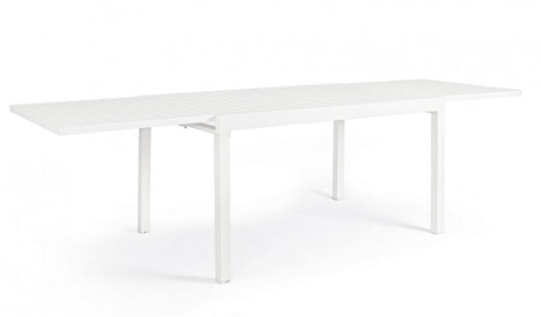 Tavolo Allungabile da Giardino 135-270x90x75h cm Pelagius Bianco sconto