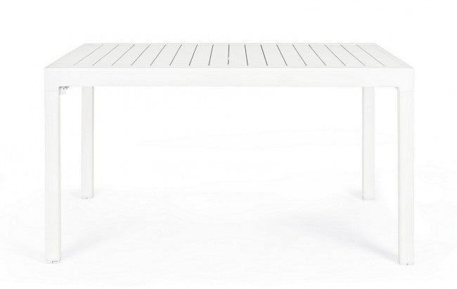 Tavolo Allungabile da Giardino 135-270x90x75h cm Pelagius Bianco-5