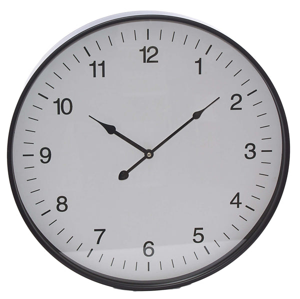 acquista Horloge murale Ø50 cm en MDF Cadre : noir