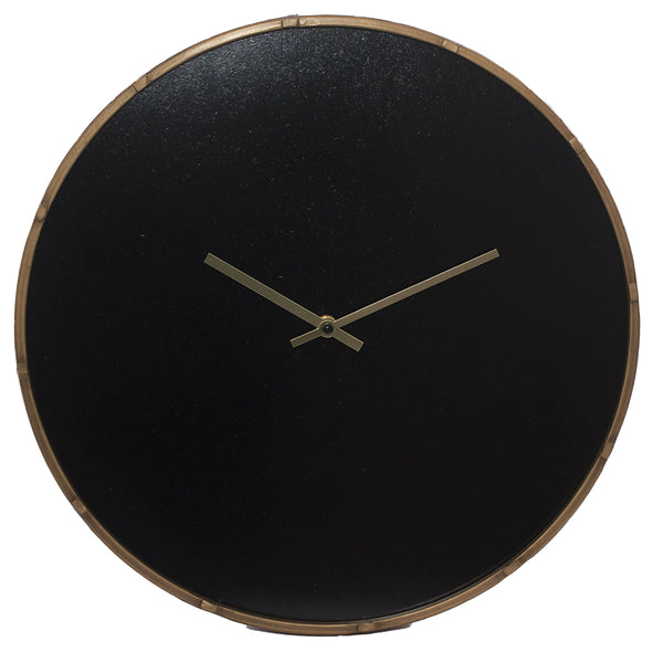 online Horloge Murale Ø40 cm en MDF et Métal Noir