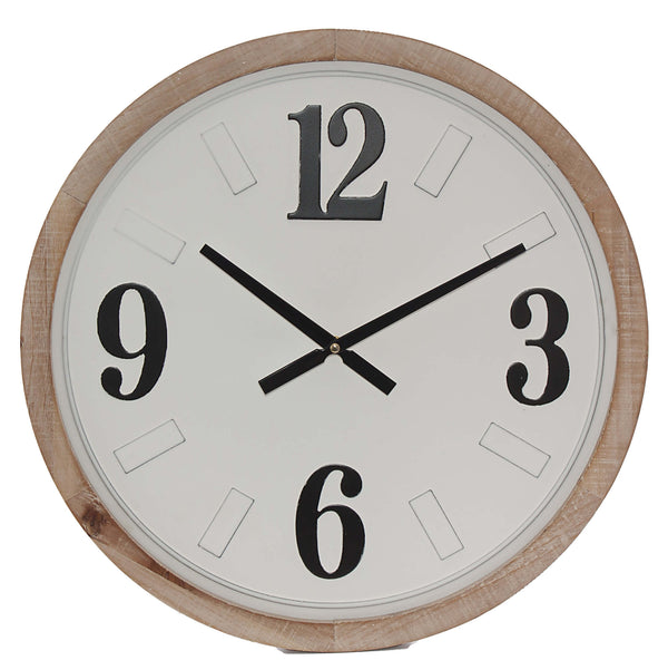 sconto Horloge murale Ø50 cm en MDF Cadre : bois