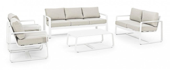 Tavolino 105x62x38h cm Merrigan Bianco-2