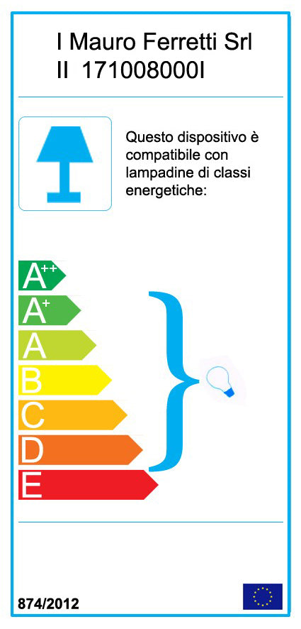 Lampadario World Industry Ø40 cm in Ferro-9