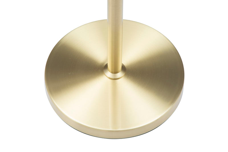 Lampada da Terra Glamy 4 Light Ø54x176 cm in Ferro e Vetro Bianco e Oro-4