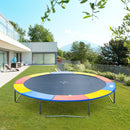 Copertura per Trampolino Elastico Rosso Giallo e Blu Ø244 cm -7