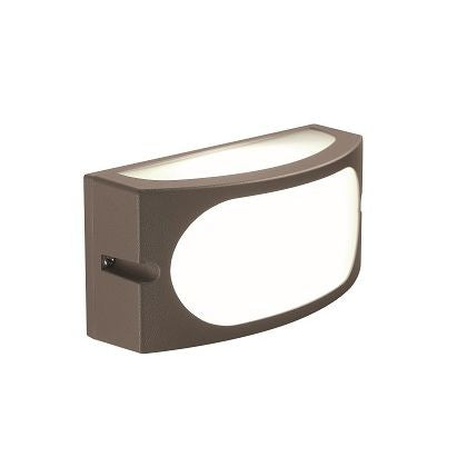 Applique d'extérieur E27 en aluminium Sovil marron sconto