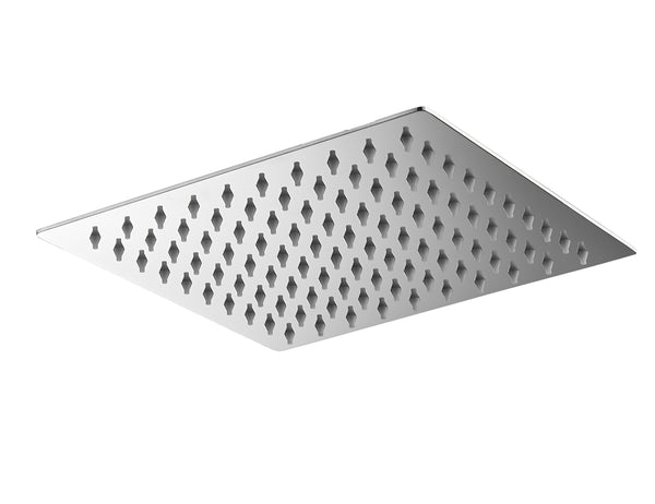 sconto Soffione Doccia Quadrato 20x20 cm in Acciaio Inox Toledo 20Q