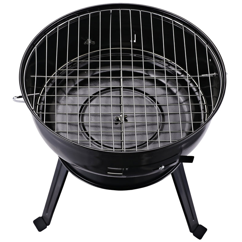 Barbecue a Carbone Carbonella Portatile da Tavolo Ø36,5x54 cm  Tiny-8