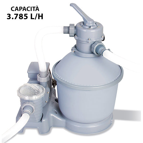 Pompe de filtration à sable pour piscines hors sol 3785 l/h Bestway 58400 online