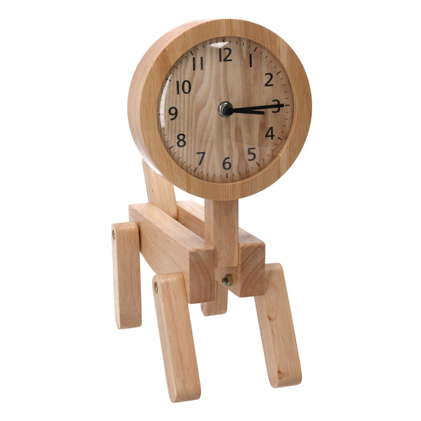 Horloge en bois naturel 25x12xh34 cm online