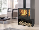 Stufa a Legna 7,1 kW 90x84,5x30,5 cm Charme Nera-2