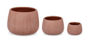 Set 3 Vasi Ribbed Bomb Terracotta Alto-1