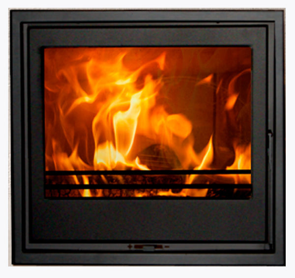 online Insert à bois encastrable 7,1 kW 59,4x61,7x39,6 cm HS Noir