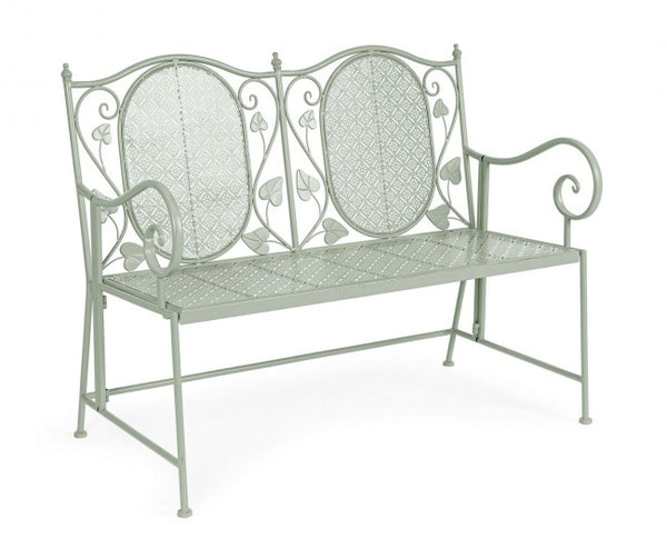 Banquette 2 places Harriet 115x60x92 cm en acier sauge acquista