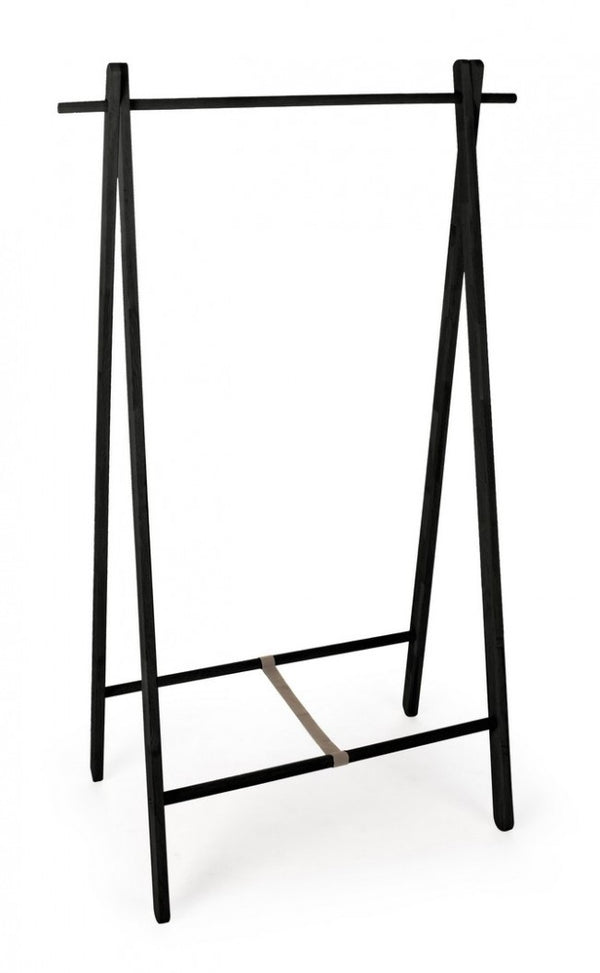 Cintre de sol Daiki 91x50x151 cm en bois noir sconto