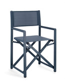 Set 2 Sedie Regista da Giardino 48x56x86h cm Taylor Navy -2