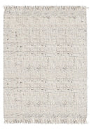 Tappeto 160x230 cm Senuri in Tessuto Beige-1