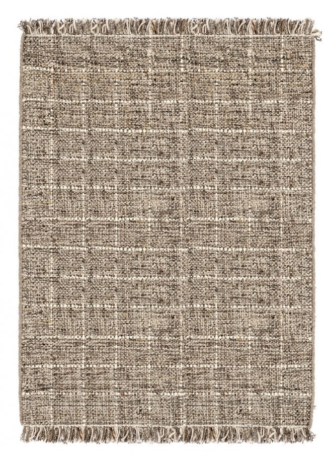 Tappeto 160x230 cm Senuri in Tessuto Marrone-1