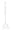 Cintre Daiki 60x60x169 cm en bois blanc