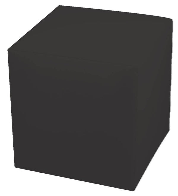 Pouf Repose-pieds 42x42x44 cm en Avalli Cube Simili Cuir Gris Foncé online