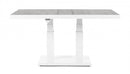 Tavolo da Giardino 140x85x49-72h cm Truman Bianco-4