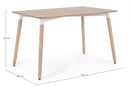 Tavolo Rettangolare Fisso 120x80x74 cm David in Legno-2