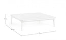 Tavolino 99x99x33h cm Matrix Bianco-2