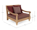 Poltrona 90x90x81h cm con Cuscini Bali Wine Fsc -2