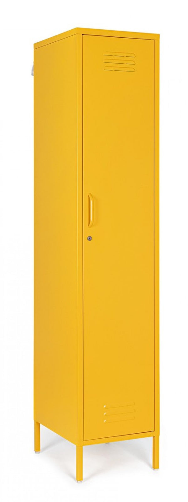 prezzo Armadio 1 Anta 46x38x185 cm Cambridge in Acciaio Giallo