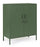 Mobile Basso 2 Ante 40x80x101,5 cm Cambridge in Acciaio Verde