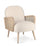 Fauteuil 65x74x81h cm Dalida Naturel