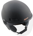 Casco Demi-Jet per Scooter Visiera Lunga SKA-P 1 LH Metropoli Silver Metal -2