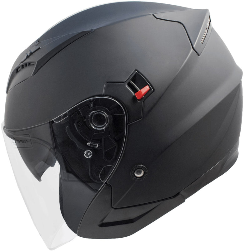 Casco Demi-Jet per Scooter Visiera Lunga SKA-P 1 PH Bolt Nero Gommato -2