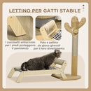 Albero Tiragraffi per Gatti 88,5x31,5x76,5 cm con Amaca-5