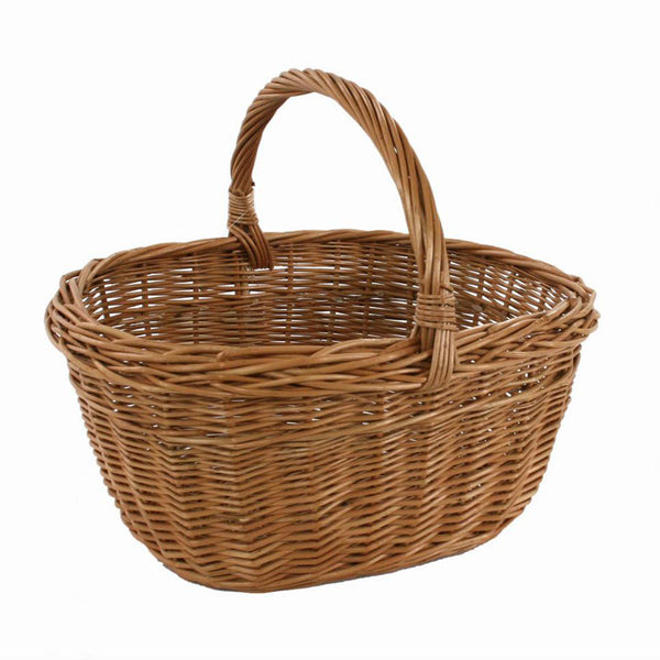 Panier ovale européen en osier néerlandais cm 37x28xh18/31 prezzo